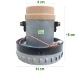 Motor máy hút bụi hút nước 1 tầng cánh