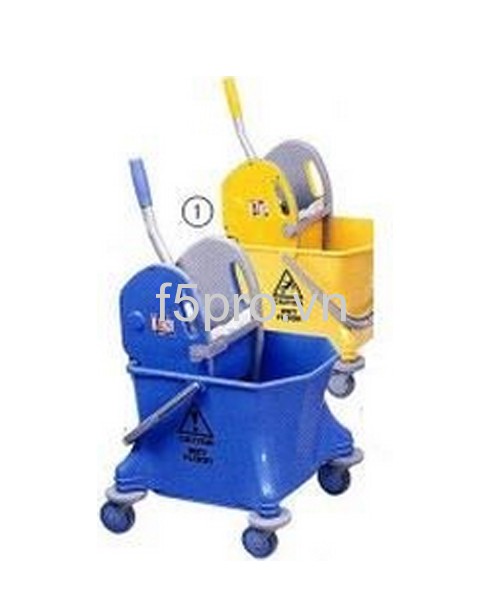 Xe lau có giỏ vắt Kleanway KWMB 1100 - 25 Lít