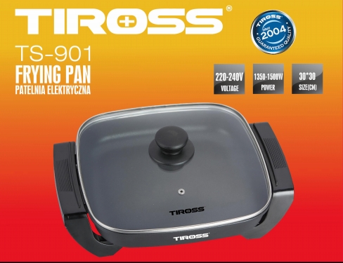 Chảo  rán đa năng Tiross TS-901, 1600W 