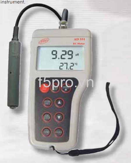 Máy cầm tay (bảo vệ IP67) đo EC/Temp Adwa AD331