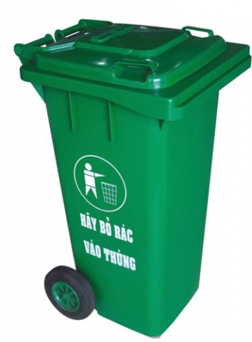 Thùng rác nhựa HDPE 240L  