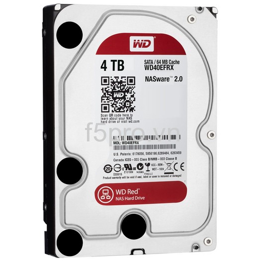 Ổ cứng Western Digital WD40EFRX 4TB