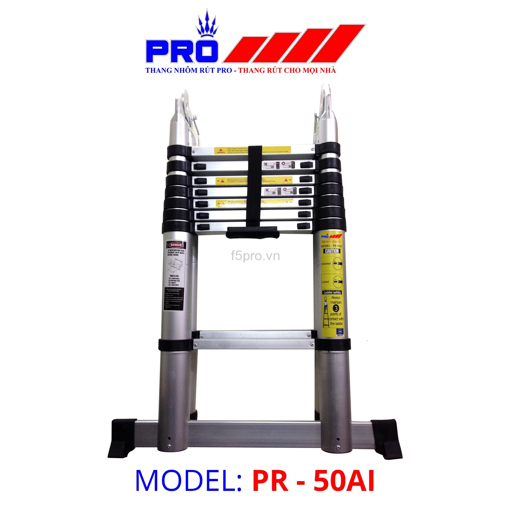 Thang nhôm rút gọn Pro PR-50AI