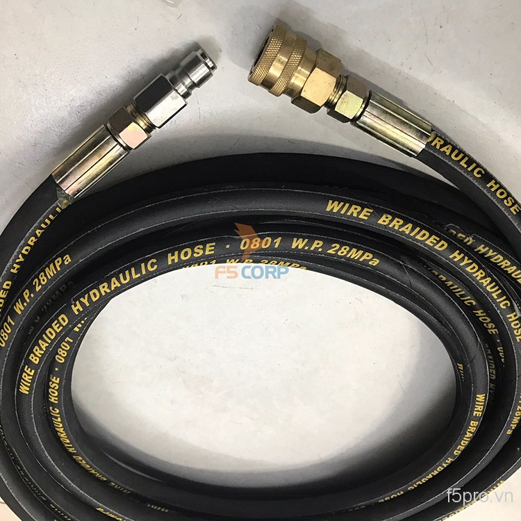 Dây áp lực máy Jetta 10 mét, 1 lớp kẽm