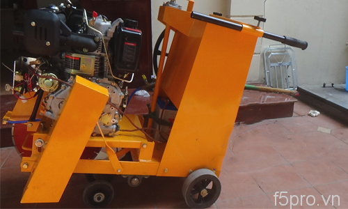 Máy cắt bê tông nhựa đường chạy Dầu 7HP (Giật Nổ)