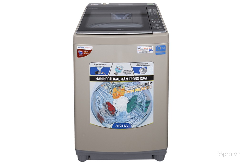 Máy giặt Aqua Inverter 10,5 Kg AQW-DW105AT N