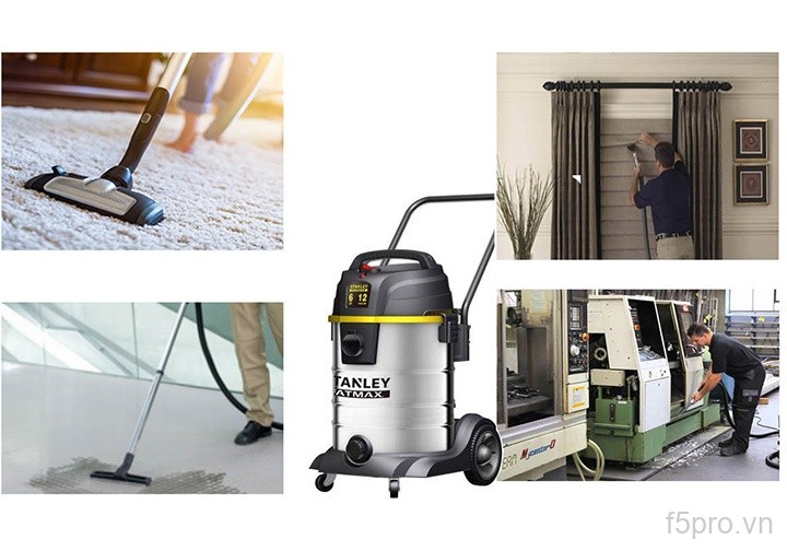 Máy hút bụi công nghiệp Stanley USA SL19501-12B , 3 chức năng hút khô , ướt và thổi bụi