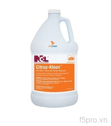 DUNG DỊCH TẨY KEO, DẦU MỠ CÔNG NGHIỆP CAO CẤP NCL - CITRUS-KLEEN 1 GAL