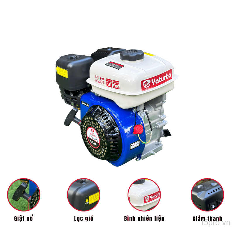ĐỘNG CƠ XĂNG YATURBO YTB-5.5 (5.5HP)