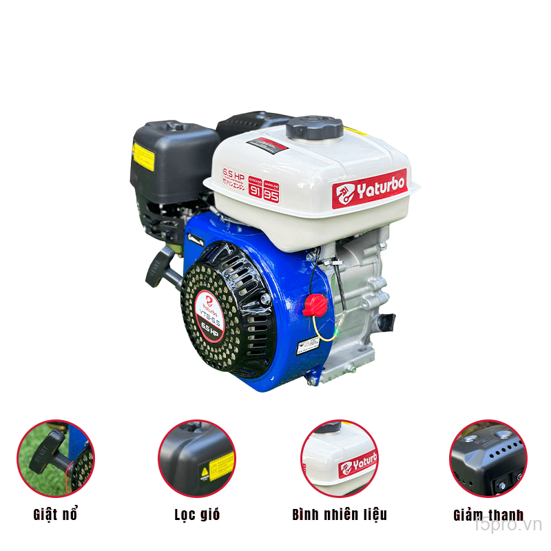 ĐỘNG CƠ XĂNG YATURBO YTB-6.5 (6.5HP)