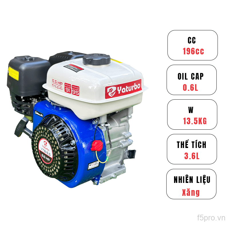 ĐỘNG CƠ XĂNG YATURBO YTB-6.5 (6.5HP)