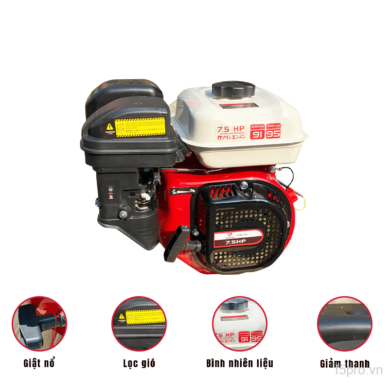 ĐỘNG CƠ XĂNG YATURBO YTB-7.5 (7.5HP)